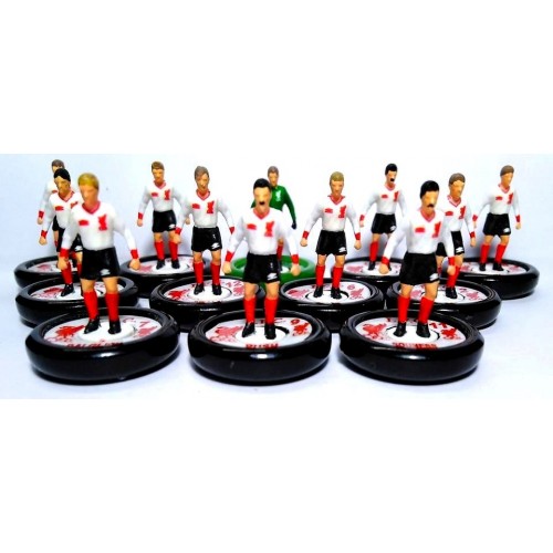Subbuteo Andrew Table soccer Liverpool 1980-81 away kit on WSB Professional Bases